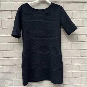 EUC Michael Stars Size XS Black Knit Stretch Dress w/ Pockets